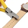Universal watch Leather Strap Watch Band PunchTool Yellow Small Hole Punch Pliers Tool