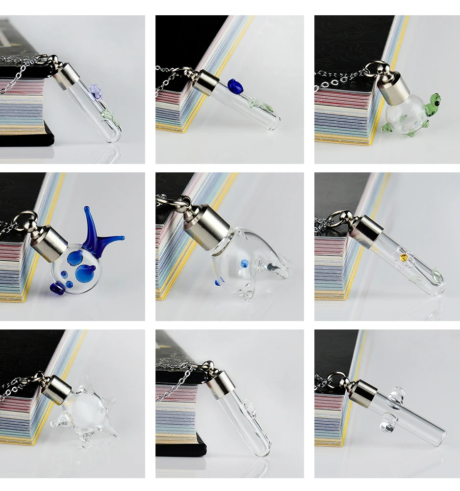 Custom Pendant Glass Vial Perfume Glass Bottle Necklace Pendant For Women Buy Custom Jewelry