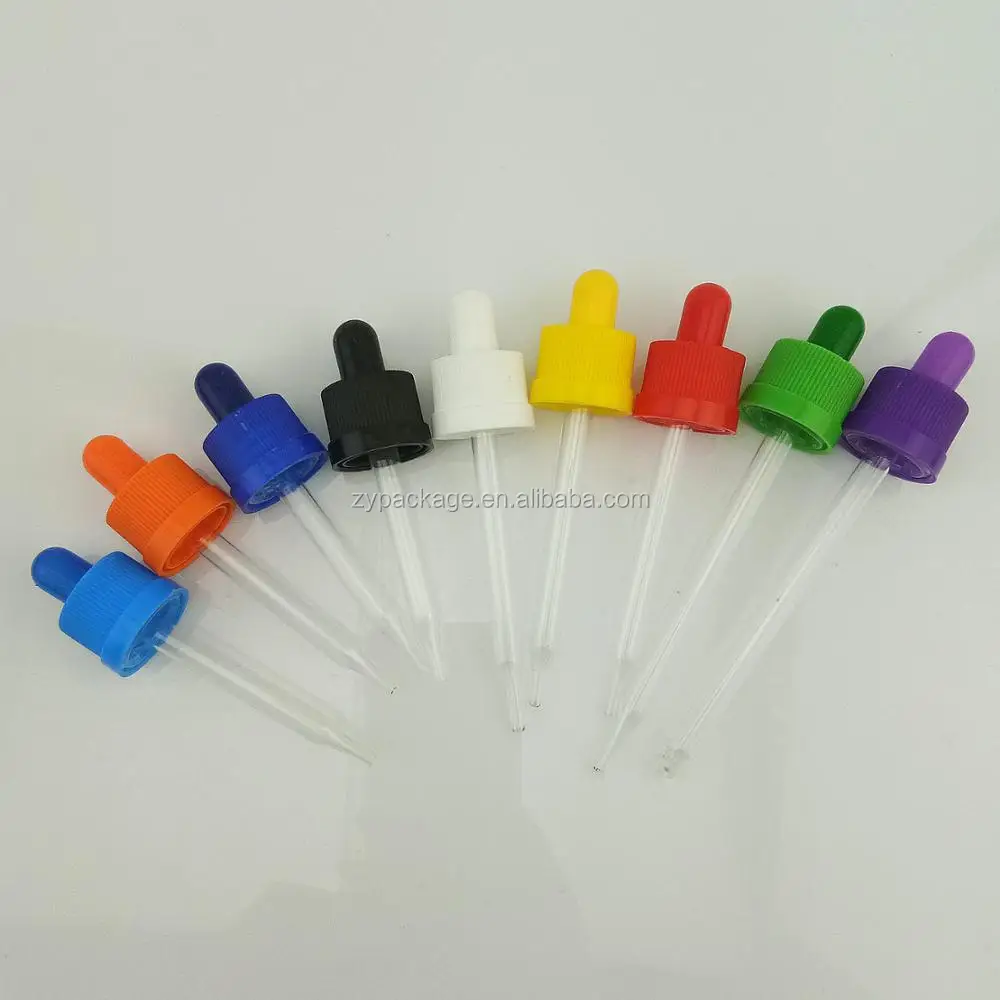 Glass Dropper Bottle Pipette Cap Childproof&tamperproof Resistant Lid Graduated Pipette With