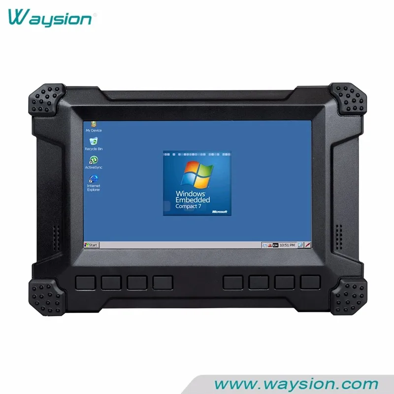 7" Ip54 Mobile Data Terminal With Window Embedded Compact 7/android