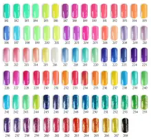Free shipping 6pcs VOG fashion pure alluring color UV gel nail polish 15ml 268 colors for