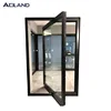 Commercial grade aluminium framed spring entry door with toughened glass for hotel
