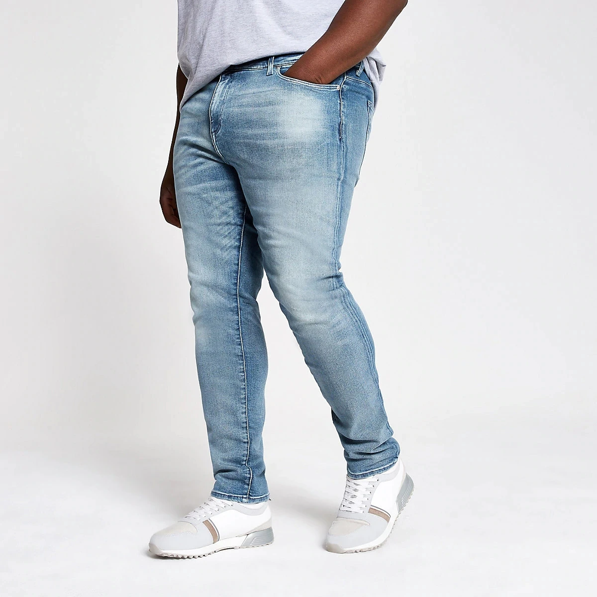 big mens skinny jeans