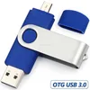 Alibaba wholesale swivel otg high speed USB 3.0 flash drive, android mobile phones and computer dual usb flash