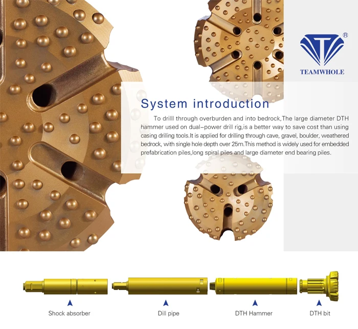 Dth Drill Tools18 Inch Shock Absorber For Foundation And Piling Buy