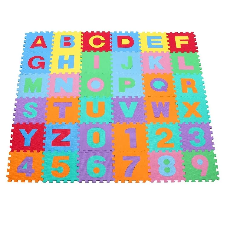 30 X 30 Cm Kids Puzzle Alphabet Numbers Letter Play Mat - Buy Kid's ...