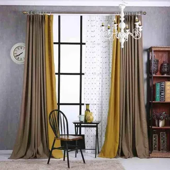 Latest Designs Of Curtains Factory Price Blackout Curtains Plain