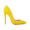 Fashionable sexy stiletto closed slip on ladies dress shoes pumps sexy models in high heels