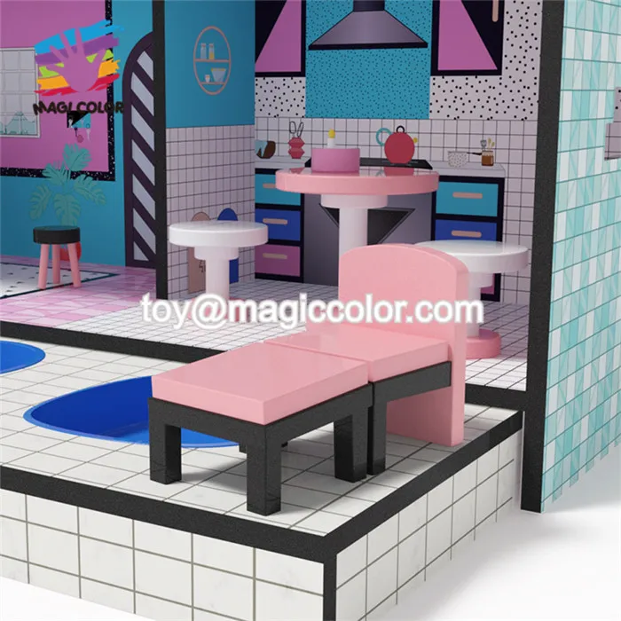 Best Design Kids Furniture Toy Wooden Doll Playhouse For Pretend