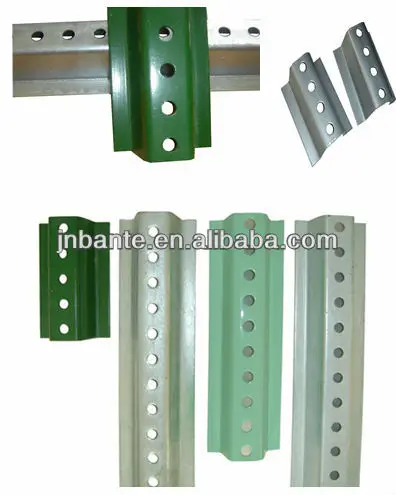 Galvanized Steel Sign Post with High Yield Strength