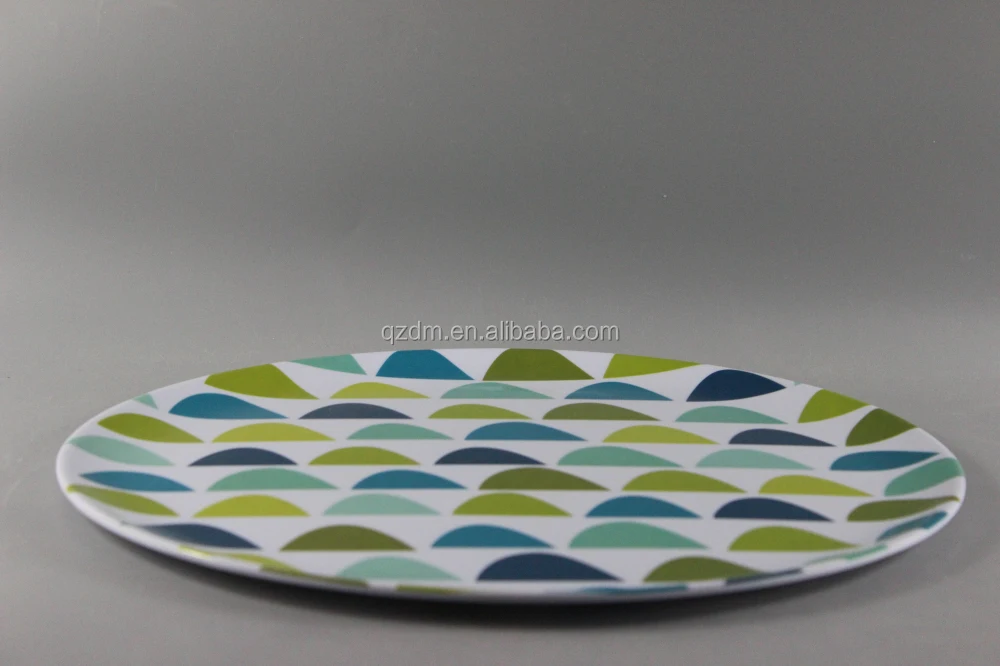 Custom Made Melamine Round Plate Made In China