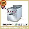 W082 Free Standing Electric Range With 4cookers and Cabinet
