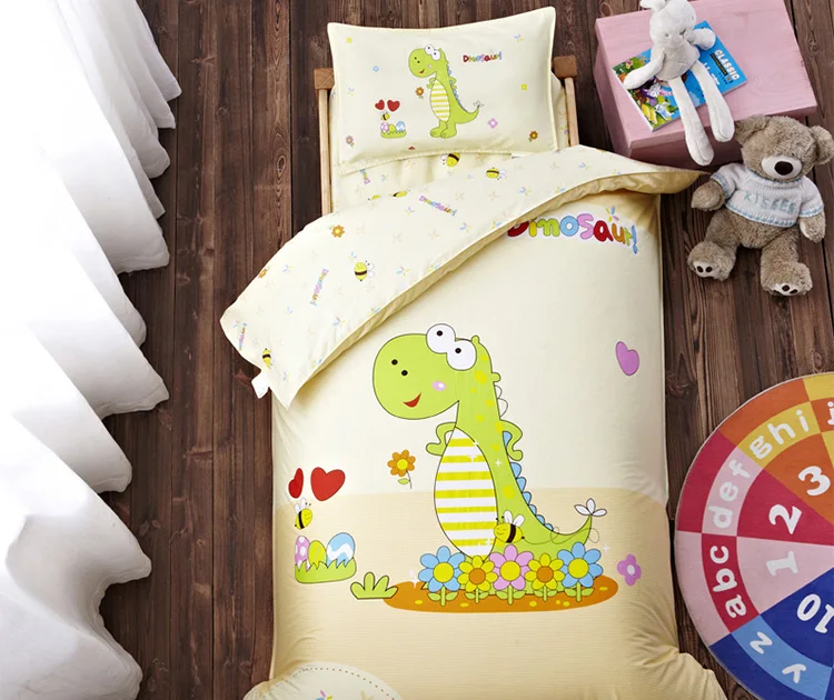 Custom China Crib Cartoon Dinosaur Cot Baby Bedding Set 3 Piece Buy Baby Bedding Set Baby Bedding Sets China Baby Cot Bedding Set Product On Alibaba Com