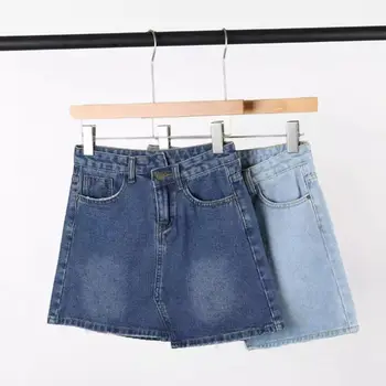 tight denim midi skirt