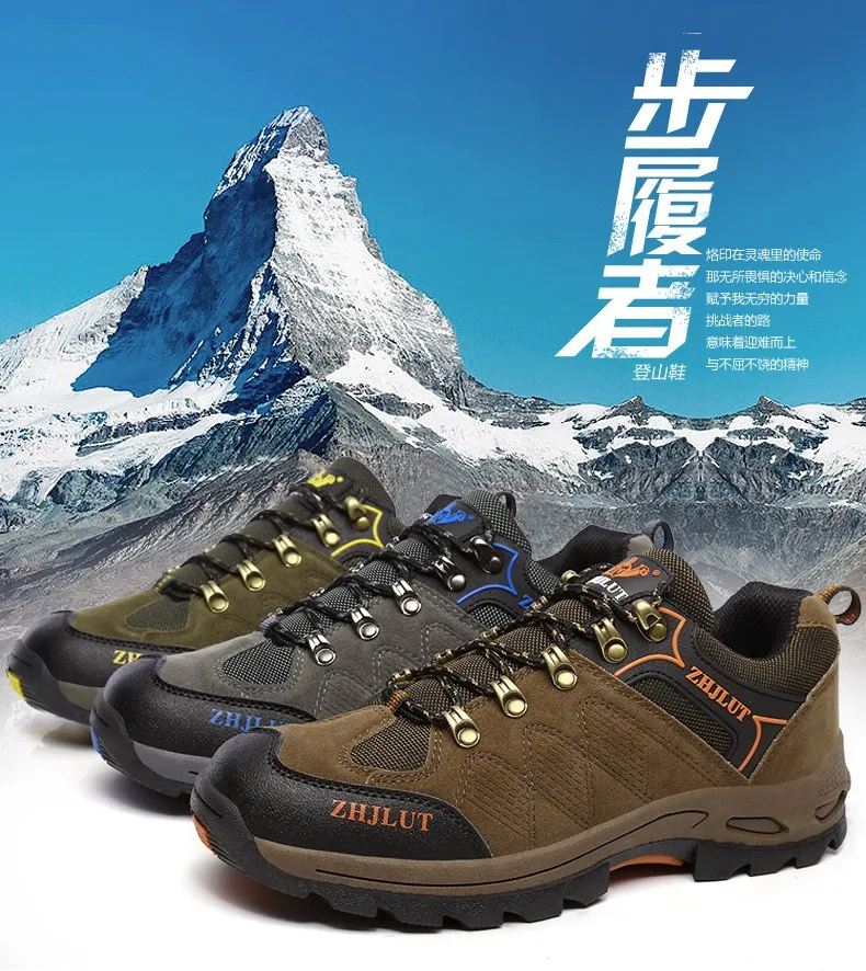 2019 Men Women Outdoor Sports Hiking Boots,Wear Resisting Trekking ...