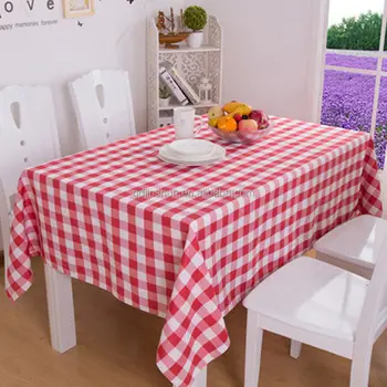 Red Plaid Tablecloths Covers Outdoor Picnic Party Disposable Plastic Red Plaid Tablecloths Covers Outdoor Picnic Party Disposable Plastic Tablecloth