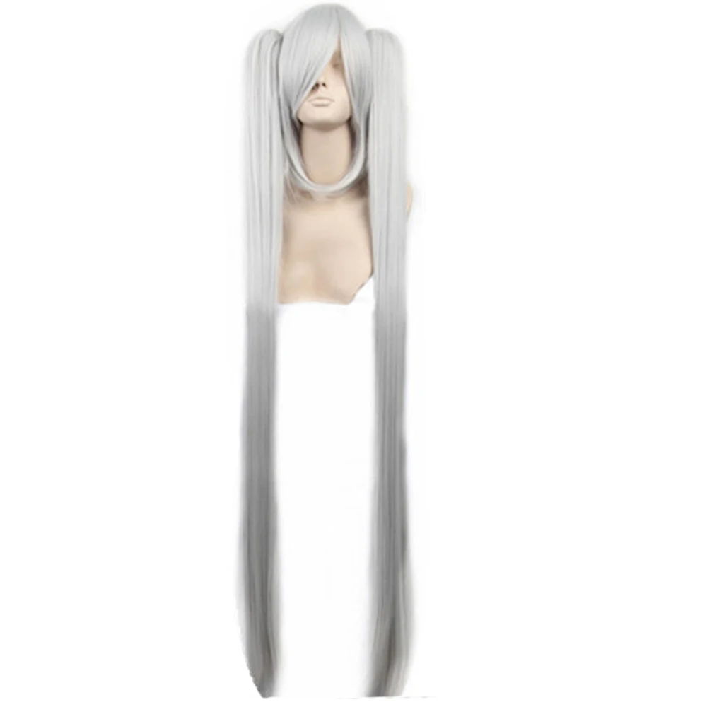 long white cosplay wig