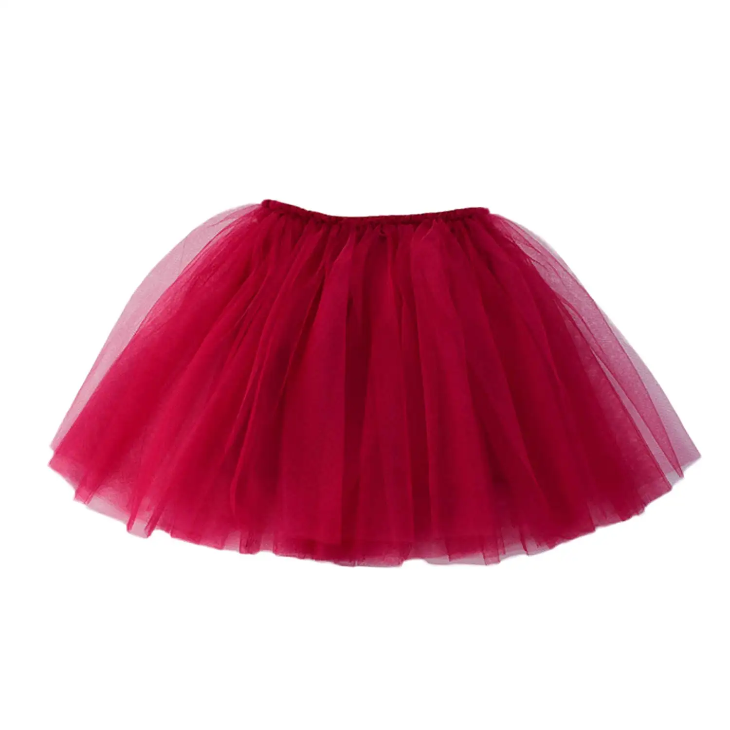 Fishlove Flower Girl Petticoats 3 Layers Lace Skirts Short Childrens Half Slips Pe27
