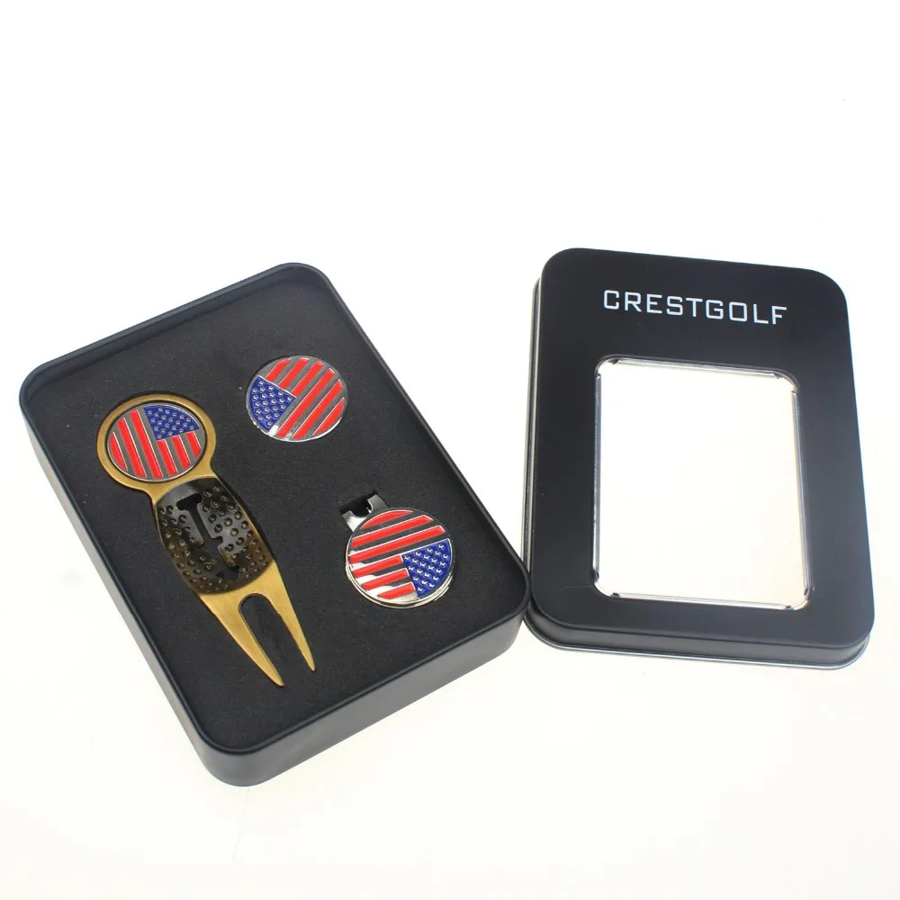 Crest Golf New Product Wholesale High Quality Golf Divot Tool Sets With