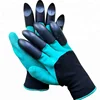 Nitrile coated safety hand protective gloves Digging Planting Garden Gloves With Claws