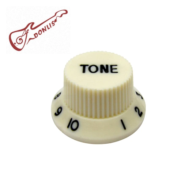 vintage white guitar knob