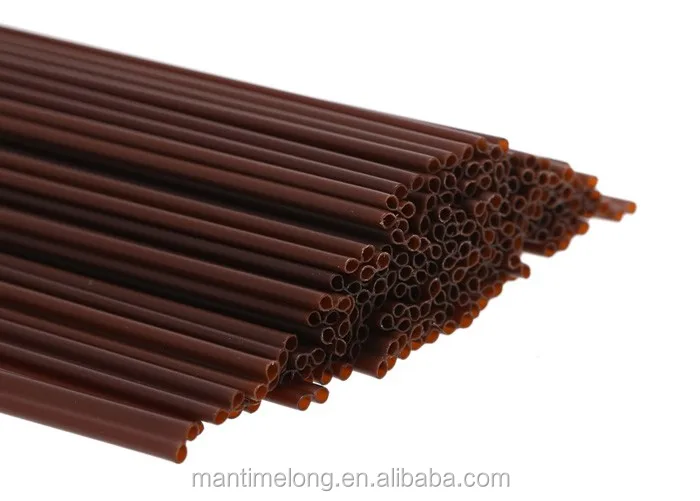 500 Pcs Disposable Coffee Straws Drinking Straw Two Holes Hot Drinks
