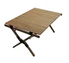 2019 New Style Beech Wood Portable Folding Camping Table