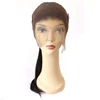 High Quality Natural Hairline 100 Human Hair Lace Wig For Black Women Baby Hair Brazilian
