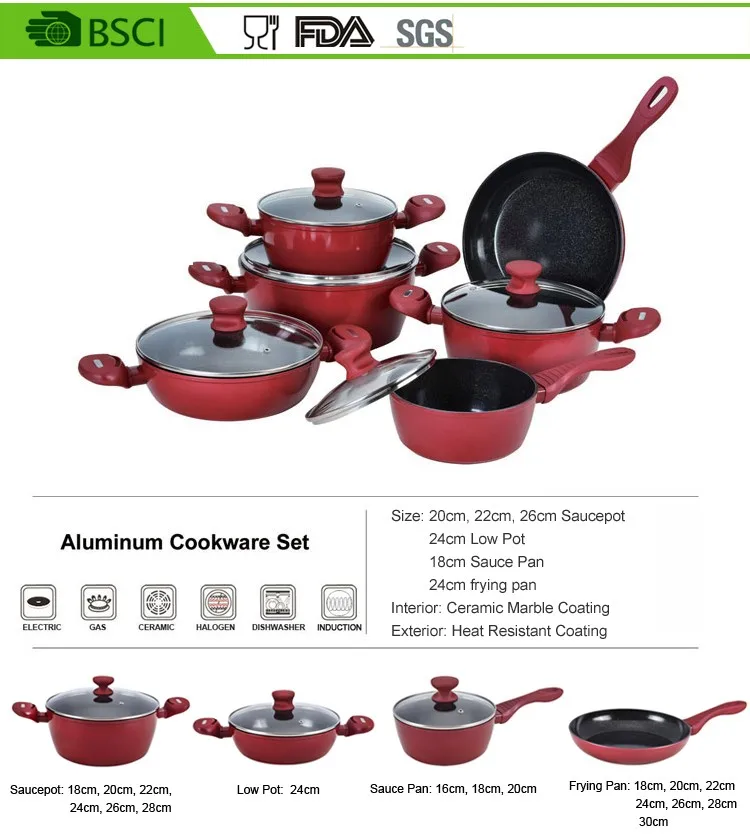 Red Color Porcelain Coated Cast Iron Cookware Buy Porcelain Coated