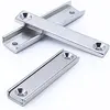 Strong Neodymium Rectangular Pot Magnets with Counter Bore, Countersunk Hole Magnets with Mounting Screws - 60x13.5x5mm