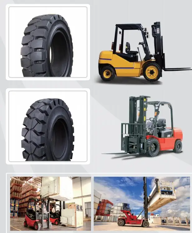 black rubber industrial forklift solid tyre 500x8 600x9 700x12 8.15x15 28x9-15 6.50x10