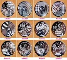 1PC HeHe Series 1 60 Design Plate Polish Stamping Manicure Image Nail Art Image Konad Print