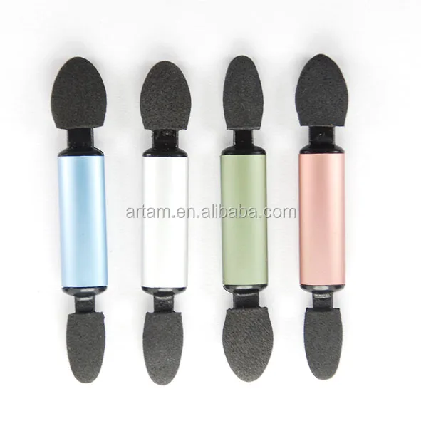 
mini double-end eye shadow sponge applicator & eye shadow sponge brush 