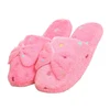 Winter new bowknot lady lovely warm and anti-skid indoor home famal cotton slippers