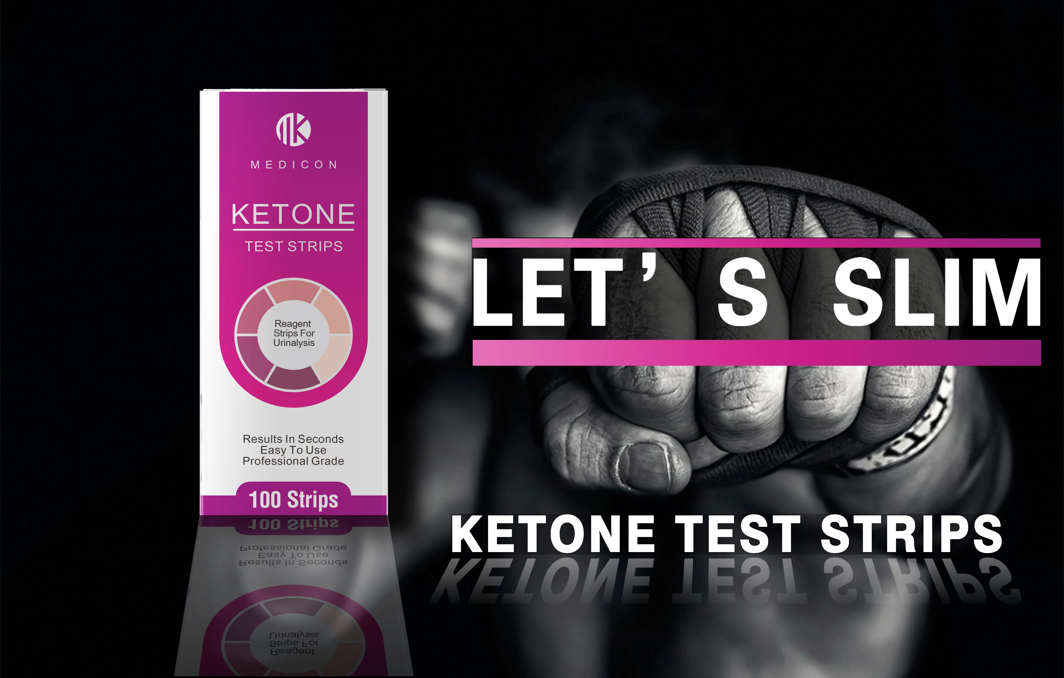 Hot Selling 2019 Amazon Urine Ketone Strips Ketosis Test Strips - Buy Ketone Strips,Ketone Test