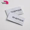 Black Neck Main Label Clothing Custom Woven Label For Garment