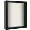 wooden 11x14 Shadow Box Black 3D shadow box