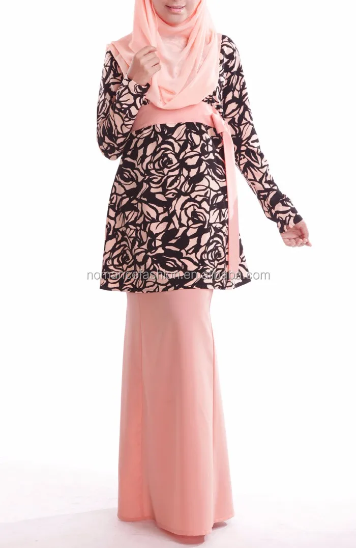 2021 Printed Baju  Kurung  Malaysia Buy  Baju  Kurung  Baju  