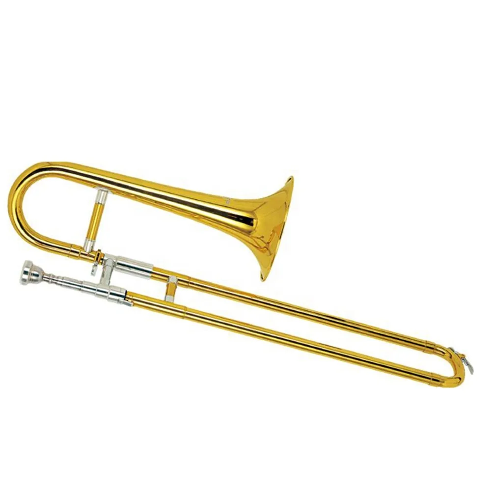 
Popular grade gold lacquer Slide trumpet 