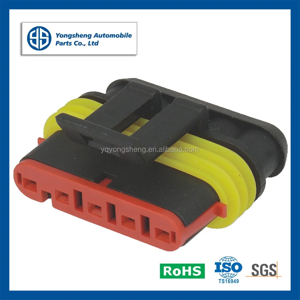 282089-1 Waterproof Female Tyco Connector Housing