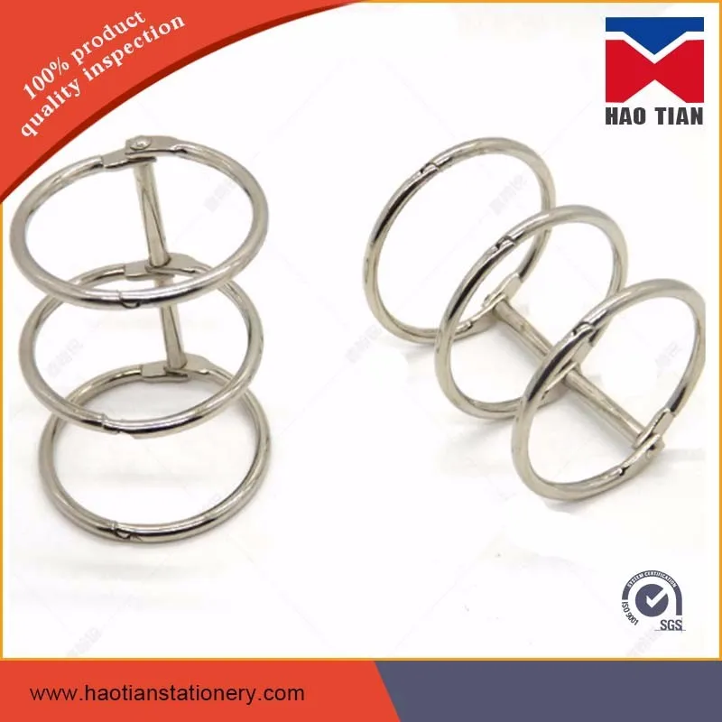 3 Hole Table Calendar Ring & Metal Clip For Introduction Book Binding ...