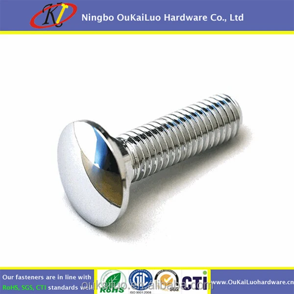 Long Square Neck Carriage Bolt /coach Bolt Stainless Steel A2 Nut Bolt