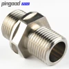 OEM stainless steel hex machine CNC pipe fittings