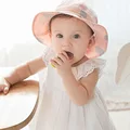 4 12M Toddler Infant Hats Sun Cap Summer Outdoor Baby Girl Hats Beach Bucket Hat LD789