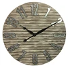 Clocks home decor wall vintage numeral home goods wood+iron wall clocks