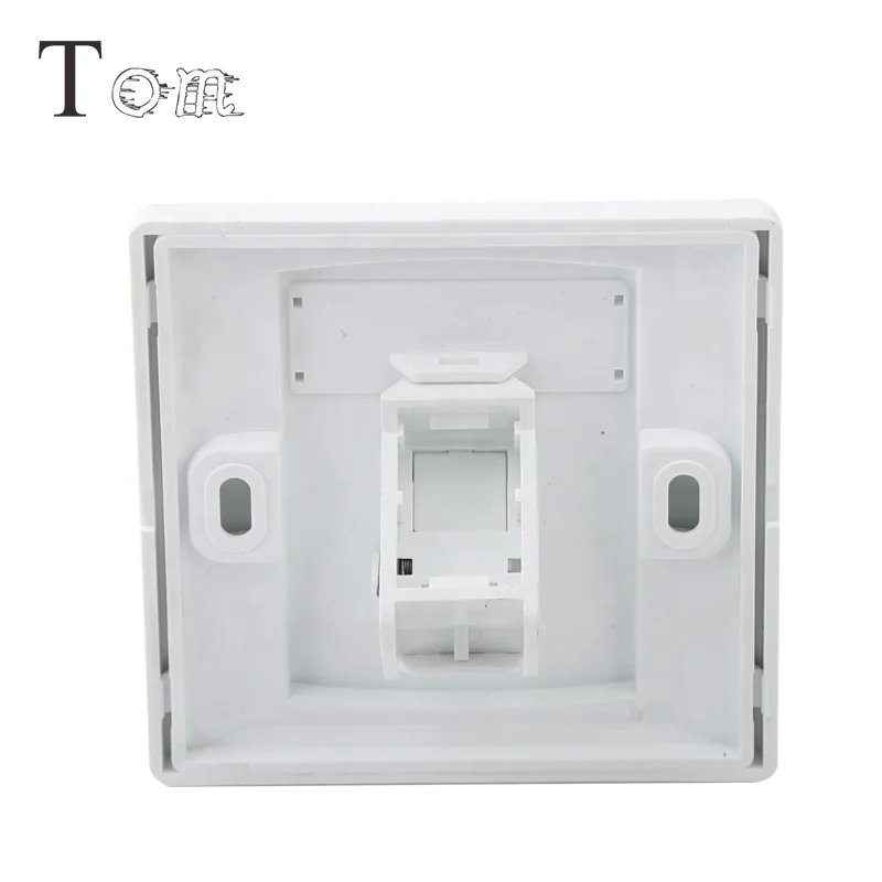 MB-17-01 86x86 TOM Cat6 faceplate rj11 rj45 1 port modular keystone jack network face plate (5).jpg