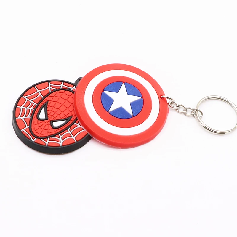 Amazon Hot Selling Oem 2d Custom Shaped Soft Pvc Keychain Logo Key Tag