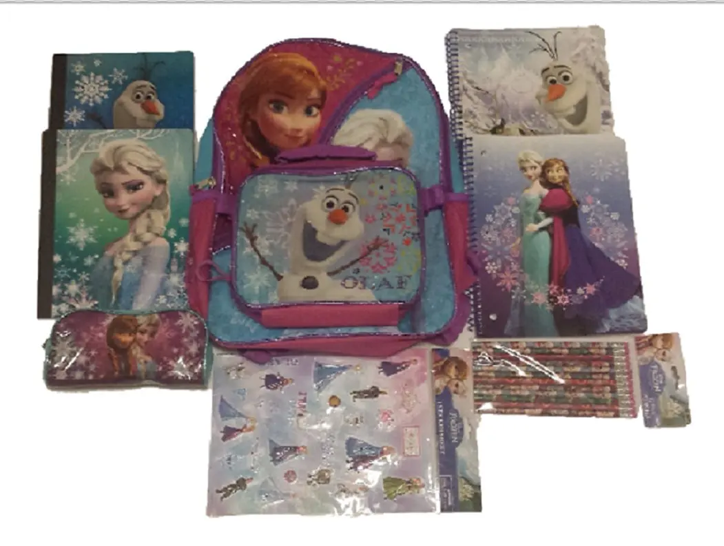 frozen backpack with lunchbox