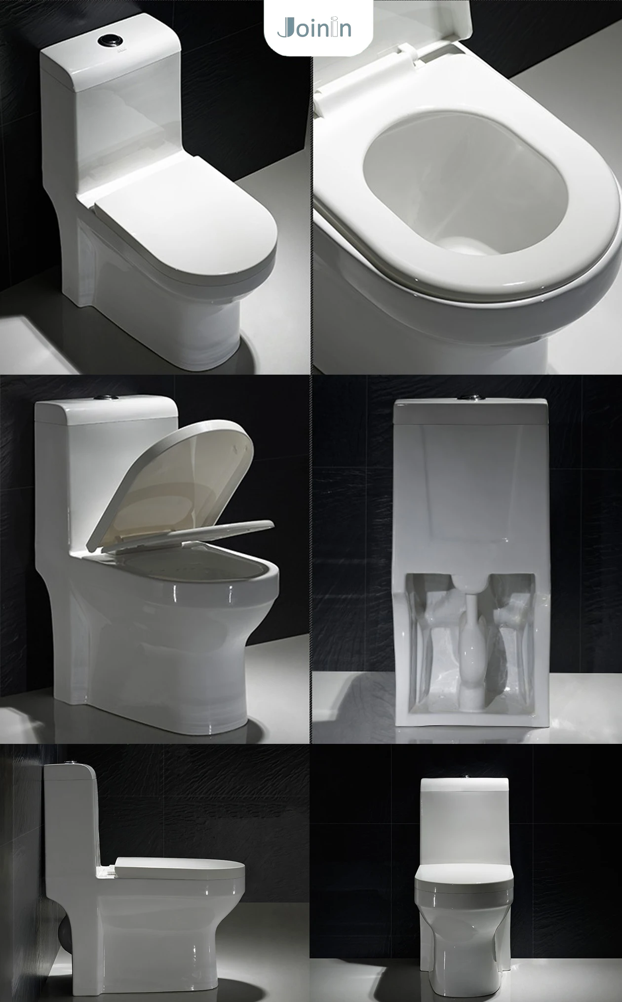 Sanitary Ware bathroom ceramics one piece washdown toilet seat