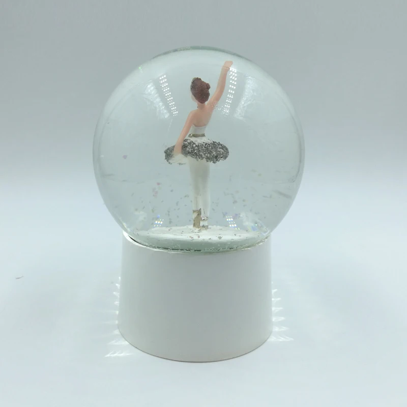 Custom Ballet Dancer Glass Snow Globe - Buy Custom Made Snow Globes